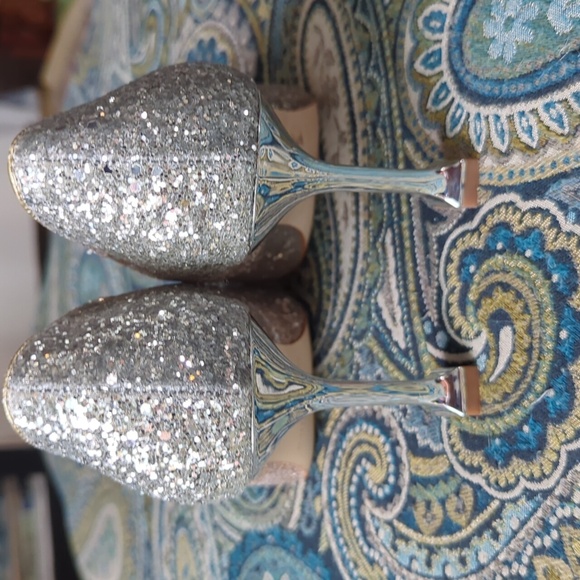 Marc Fisher Heady gold glitter high heels size 7 - Picture 4 of 7